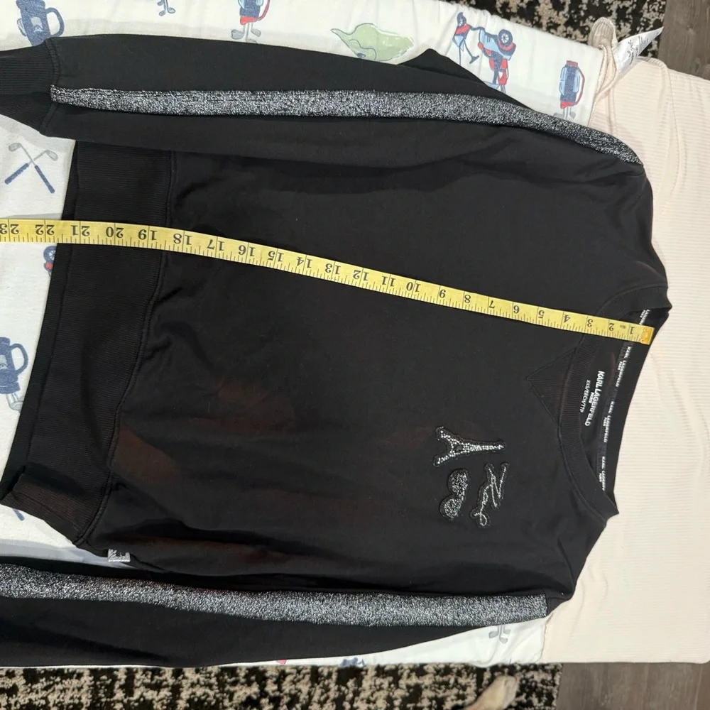 Karl Lagerfeld Black Sweater with Silver Details - Picture 6 of 6